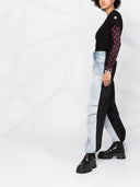 Maglietta di cotone logo moncler