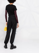 Maglietta di cotone logo moncler