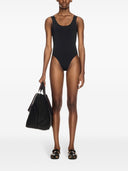 Off White Logo Swimsuit