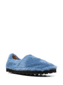 Marni Faux Fur Slip On Loafers
