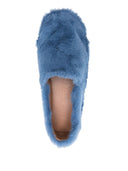Marni Faux Fur Slip On Loafers