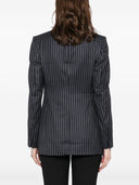 Giacca blazer a petto single in lana di lana di Tom Ford
