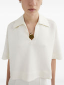 Jil Sander Cropped Polo Shirt