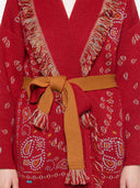 Alanui Bandana Cashmere Cardigan