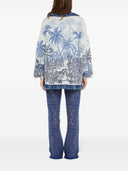 Alanui Jungle Toile De Jouy Wool Blend Cardigan