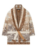 Alanui Jungle Toile De Jouy Wool Blend Cardigan