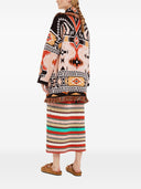 Alanui Geometric Roots Wool Cardigan