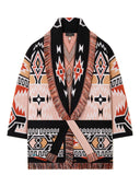 Alanui Geometric Roots Wool Cardigan