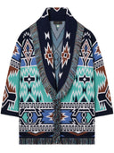 Alanui Geometric Roots Wool Cardigan