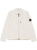 Stone Island Logo Organic Cotton Overshirt