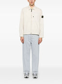 Stone Island Logo Organic Cotton Overshirt