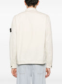 Stone Island Logo Organic Cotton Overshirt