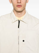 Stone Island Logo Organic Cotton Overshirt