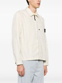 Stone Island Logo Organic Cotton Overshirt