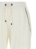 Brunello Cucinelli Cotton And Silk Blend Trousers