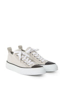 Sneaker di cotone Brunello Cucinelli