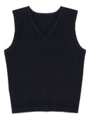 Homme Plisse' Issey Miyake Pleated V Necked Vest