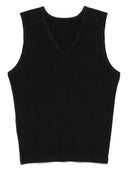 Homme Plisse' Issey Miyake Pleated V Necked Vest