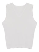 Homme plisse 'issey miyake geplooid vhals vest