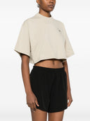 Adidas By Stella Mc Cartney Logo Organic Cotton T Shirt