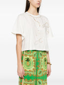 Forte Forte Embroidered Cotton T Shirt