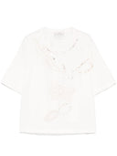 Forte Forte Embroidered Cotton T Shirt