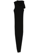 Rick Owens Knitted Wool Long Dress