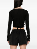 Rick Owens Wool Cropped Cardigan