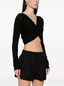 Rick Owens Wool Cropped Cardigan