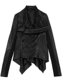 Rick Owens Leather Biker Jacket