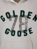 Golden Goose Logo Organic Cotton Hoodie