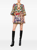 Alice + Olivia Sadie Printed Mini Dress