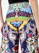 Alice + Olivia Athena Printed Trousers
