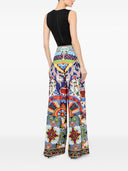 Alice + Olivia Athena Printed Trousers