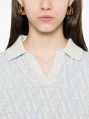 Fendi Wool And Cashmere Polo Shirt