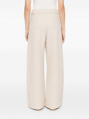 Max Mara Pure Cotton Wide Leg Trousers
