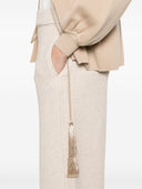 Max Mara Pure Cotton Wide Leg Trousers