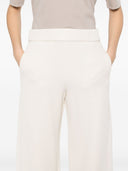 Max Mara Pure Cotton Wide Leg Trousers