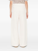 Max Mara Pure Cotton Wide Leg Trousers
