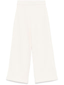 Max Mara Pure Cotton Wide Leg Trousers