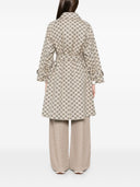 Max Mara der Würfel -Baumwollmischung Jacquard Trench Coat