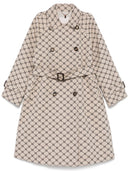 Max Mara der Würfel -Baumwollmischung Jacquard Trench Coat