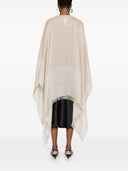 Fabiana Filippi Linen Blend Poncho