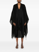 Fabiana Filippi Linen Blend Poncho