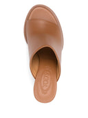 Tod's Leather Heel Mules