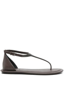 Brunello Cucinelli Leather Thong Sandals