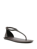Brunello Cucinelli Leather Thong Sandals