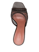 Amina Muaddi Lupita Raffia Mules