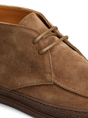 Tod's Suede Leather Ankle Boots