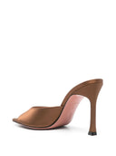Amina Muaddi Alexa Satin Mules